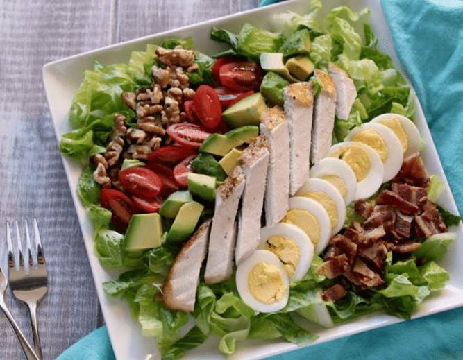 yuqori proteinli vazn yo'qotadigan salat